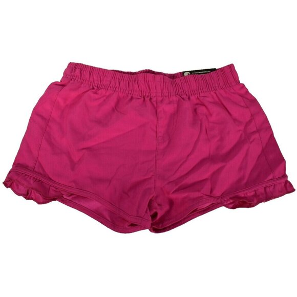 ORageous Girls Large Pink Glo Solid Boardshorts New with tags - Picture 1 of 3